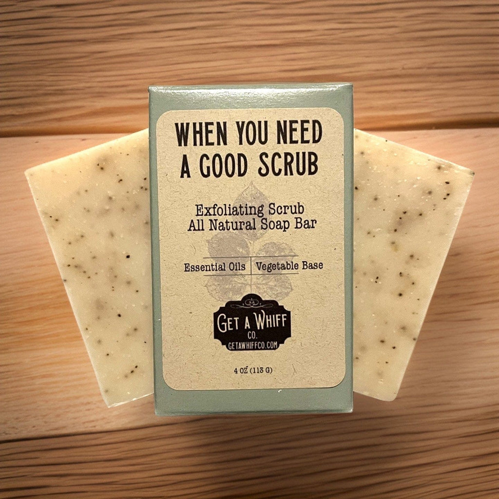 1 Bar - Natural Exfoliating Scrub Bar Soap - Cami's Little Shop