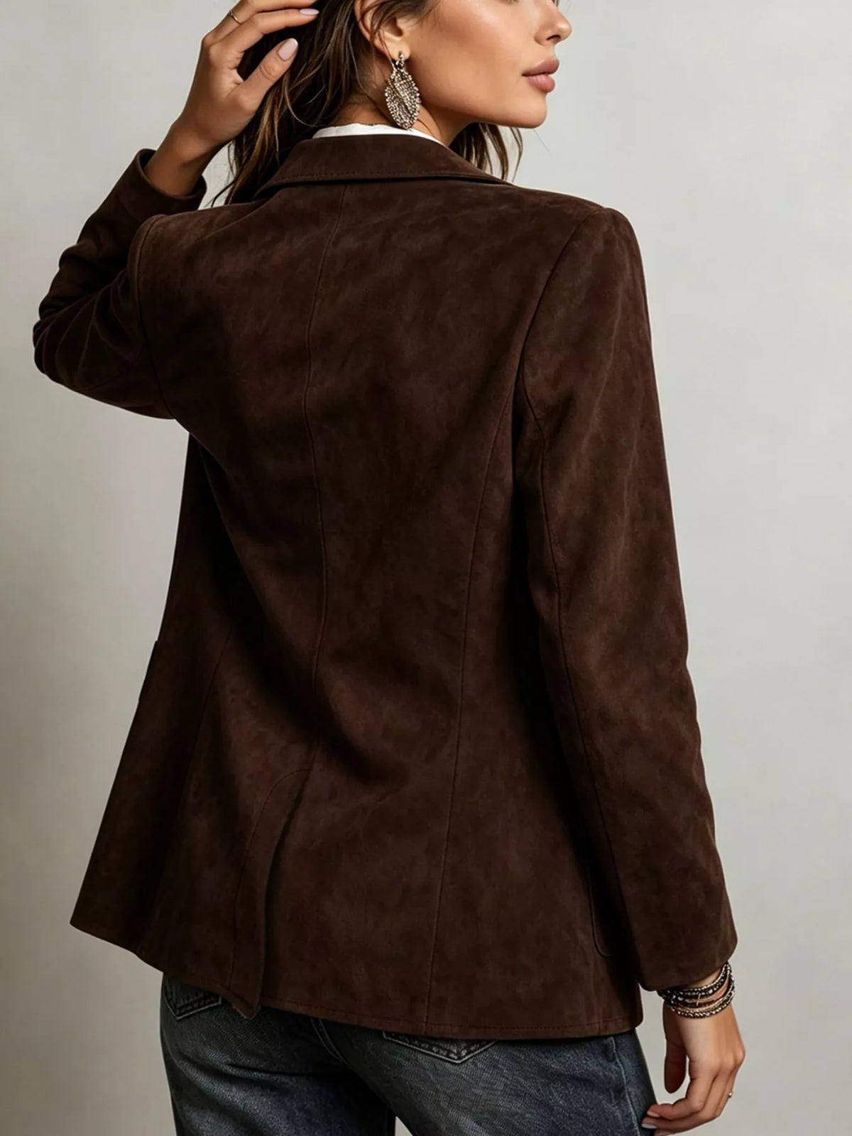 THE MADISON SUEDE BLAZER