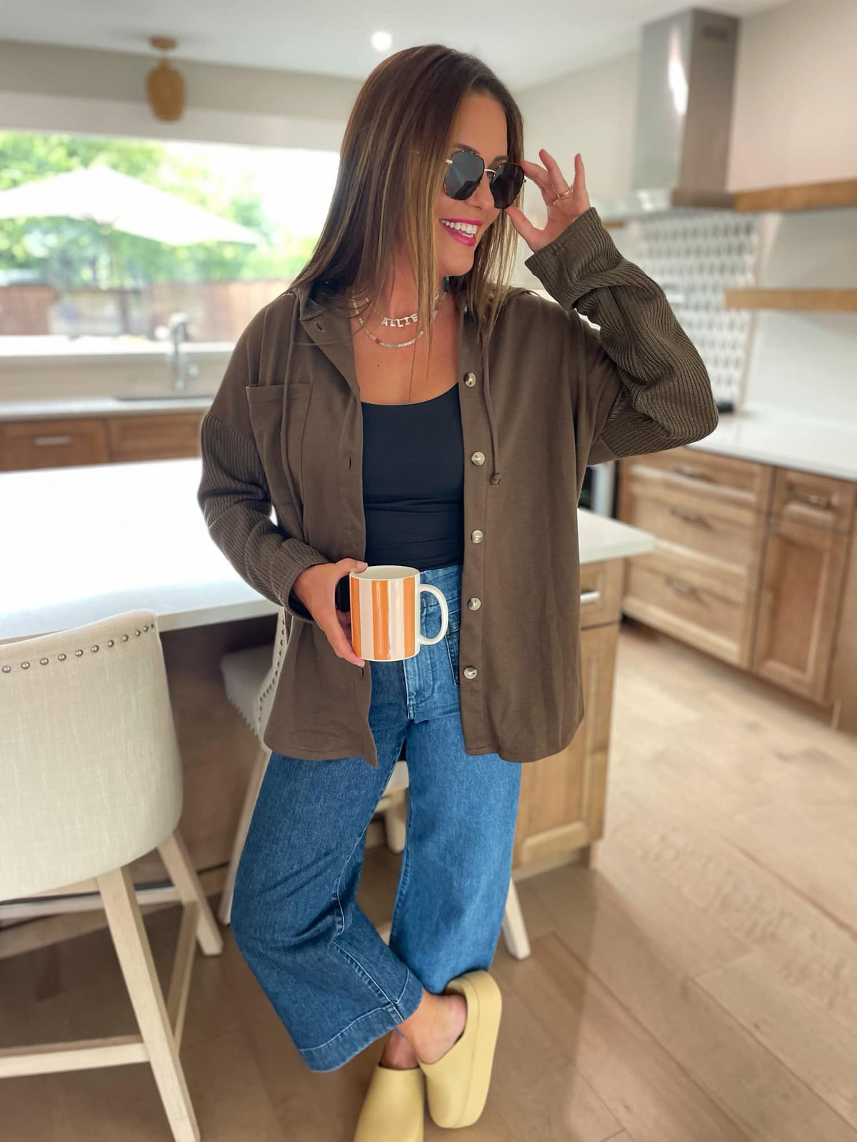 Best Selling Rowan Knit Sleeve Jacket in Three Colors (Online Exclusive)