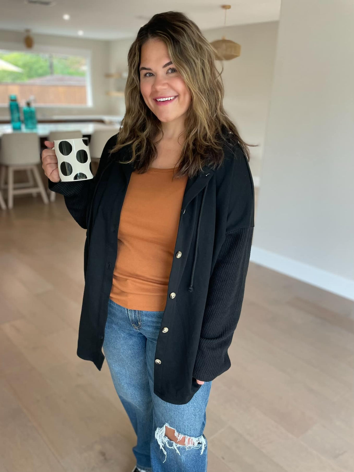 Best Selling Rowan Knit Sleeve Jacket in Three Colors (Online Exclusive)