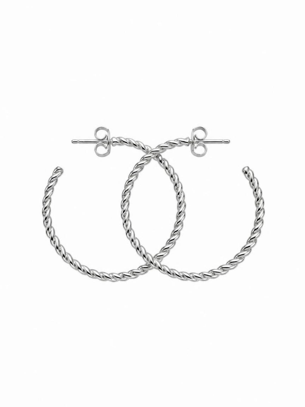 Rope Hoop Earrings