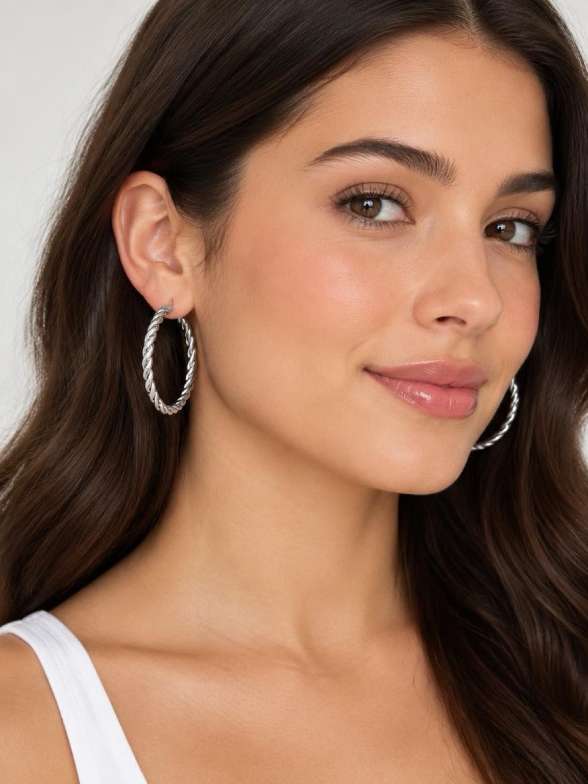 Rope Hoop Earrings