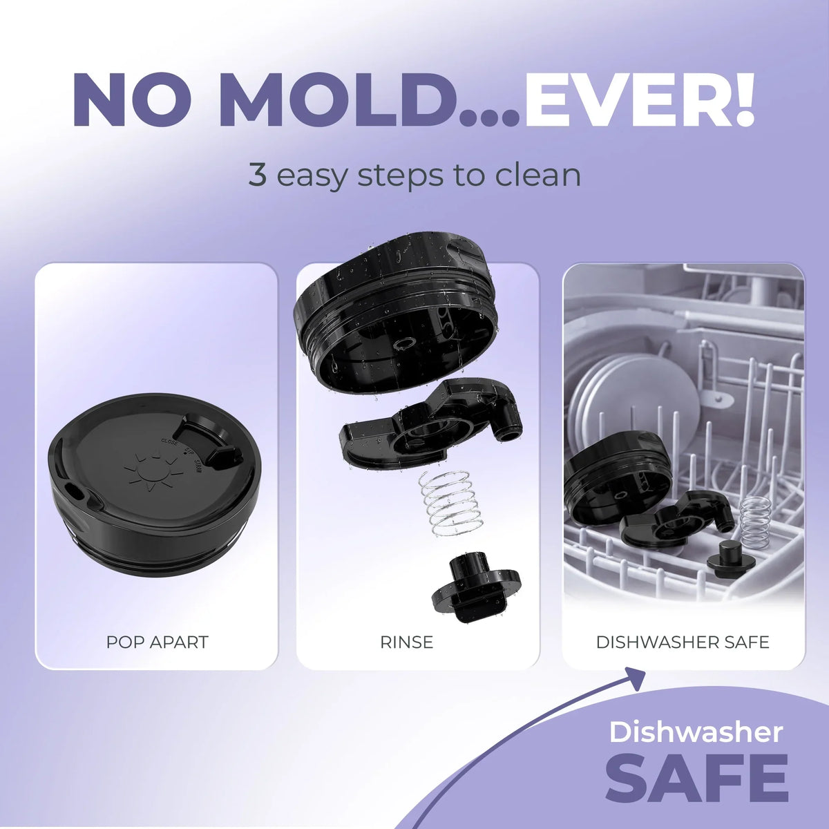 TO-GO BUDDY™ UNIVERSAL CUP INSULATOR (NEW LID)