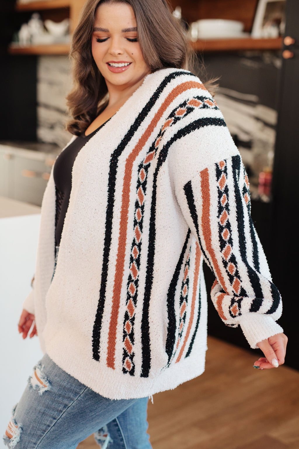 Holding On Aztec Print Cardigan (Online Exclusive)