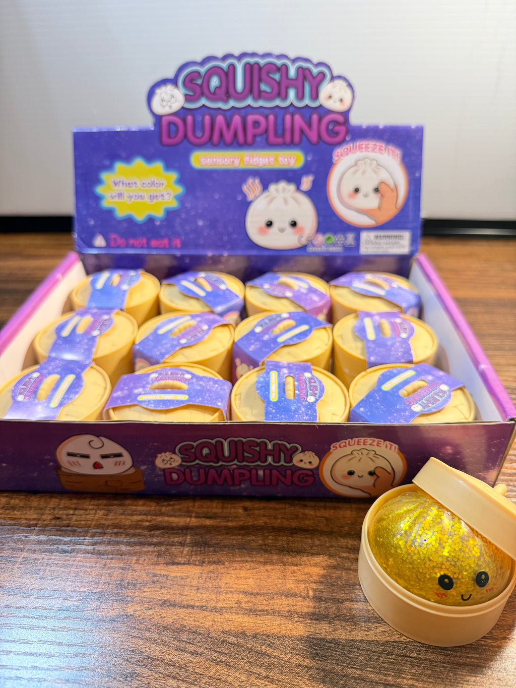 Squishy Dumpling toy packaging 