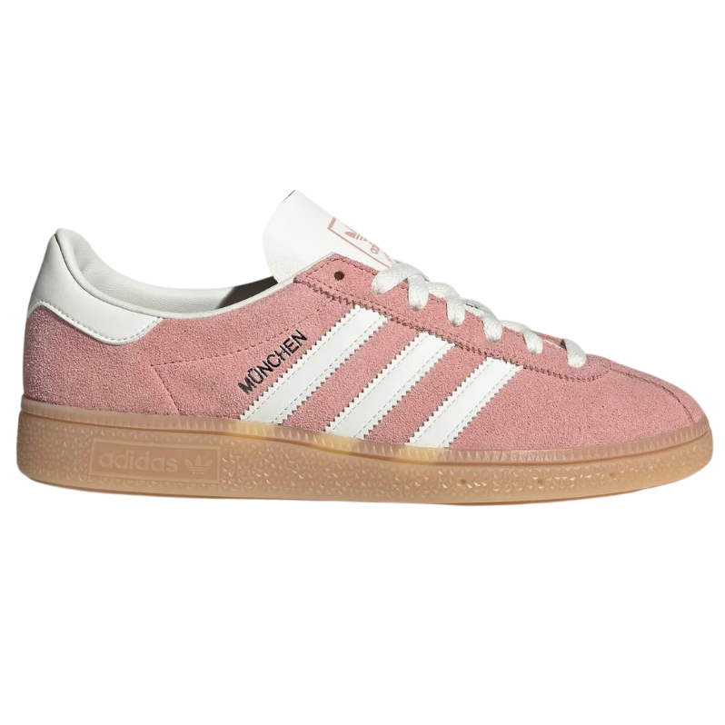 Adidas Muenchen Wonder Mauve Off White Silver Metallic Pink (Women's)