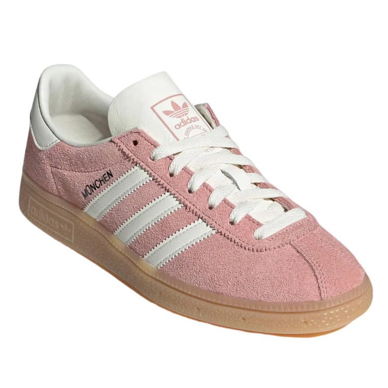 Adidas Muenchen Wonder Mauve Off White Silver Metallic Pink (Women's)