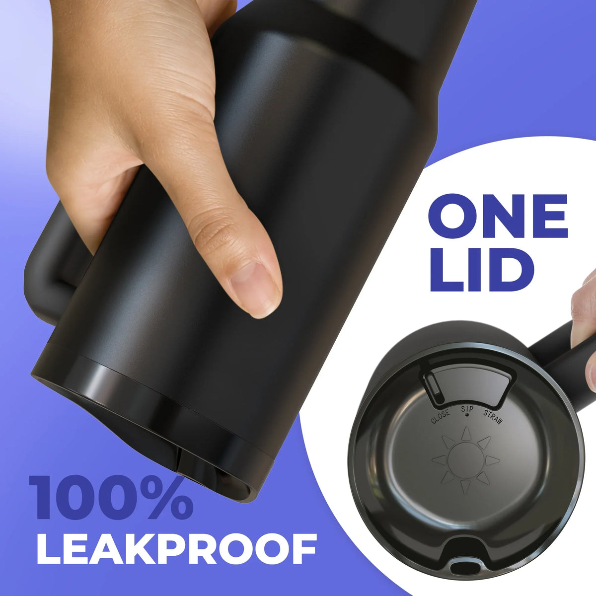 TO-GO BUDDY™ UNIVERSAL CUP INSULATOR (NEW LID)