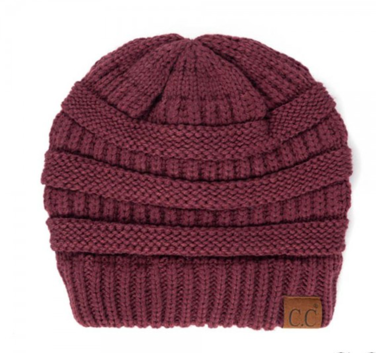 CC Ribbed Beanie