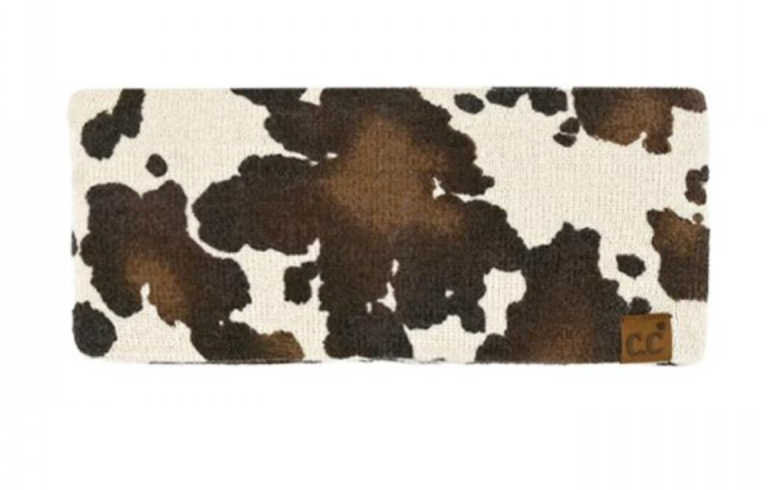Cow Print Headwrap