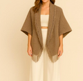 Soft Knit Fringe Kimono