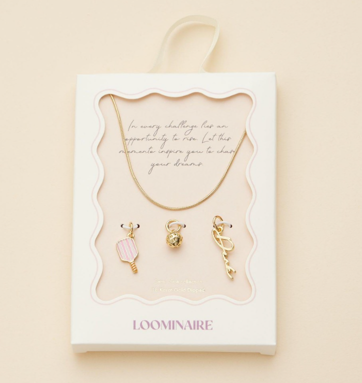 PICKLEBALL CHARM NECKLACE