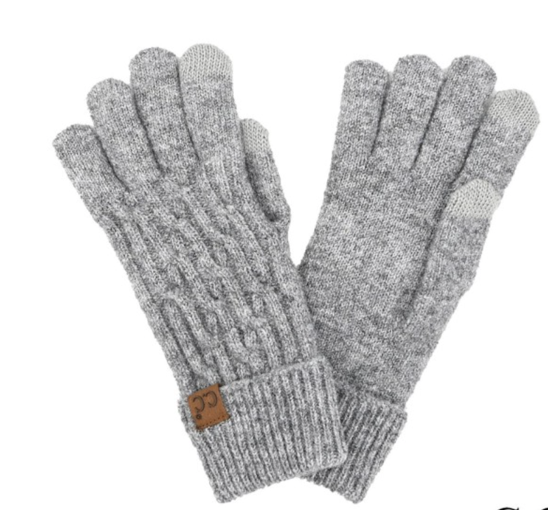 Cable Knit Gloves