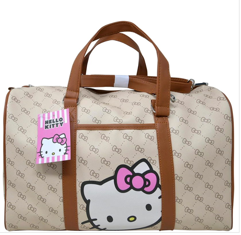 Hello Kitty Pu Deluxe Duffle Bag