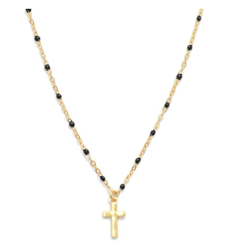 Link Detail Cross Pendant