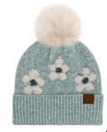 CC Daisy Pattern Beanie