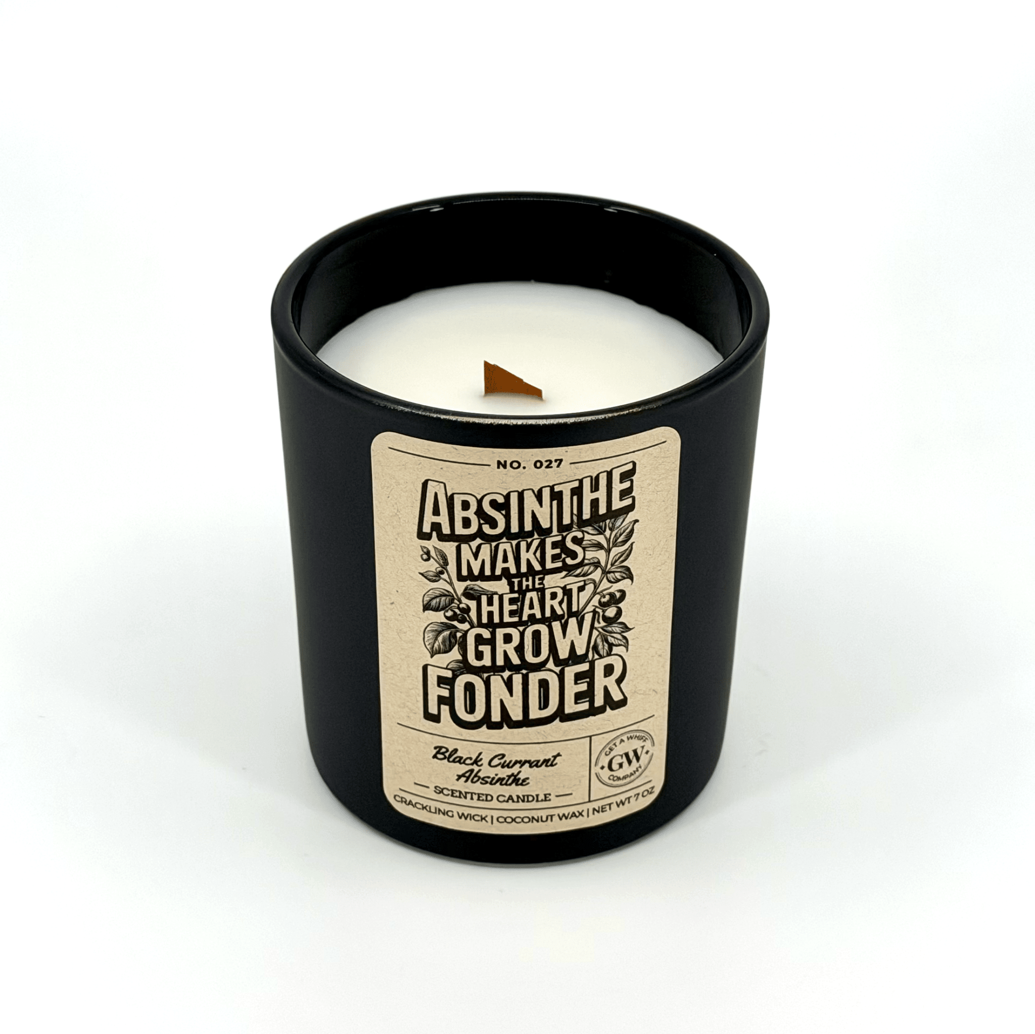 Black Currant & Absinthe Scented Candle (Absinthe Makes the Heart Grow Fonder) - Cami's Little Shop
