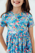 Blooming in Wonderland S/S Pocket Twirl Dress - Cami's Little Shop