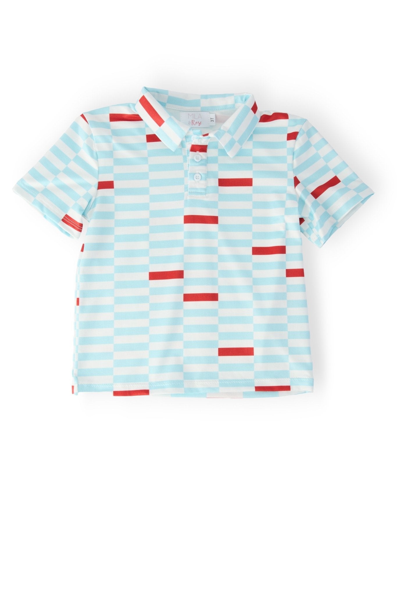 Boys Block Party S/S Polo - Cami's Little Shop
