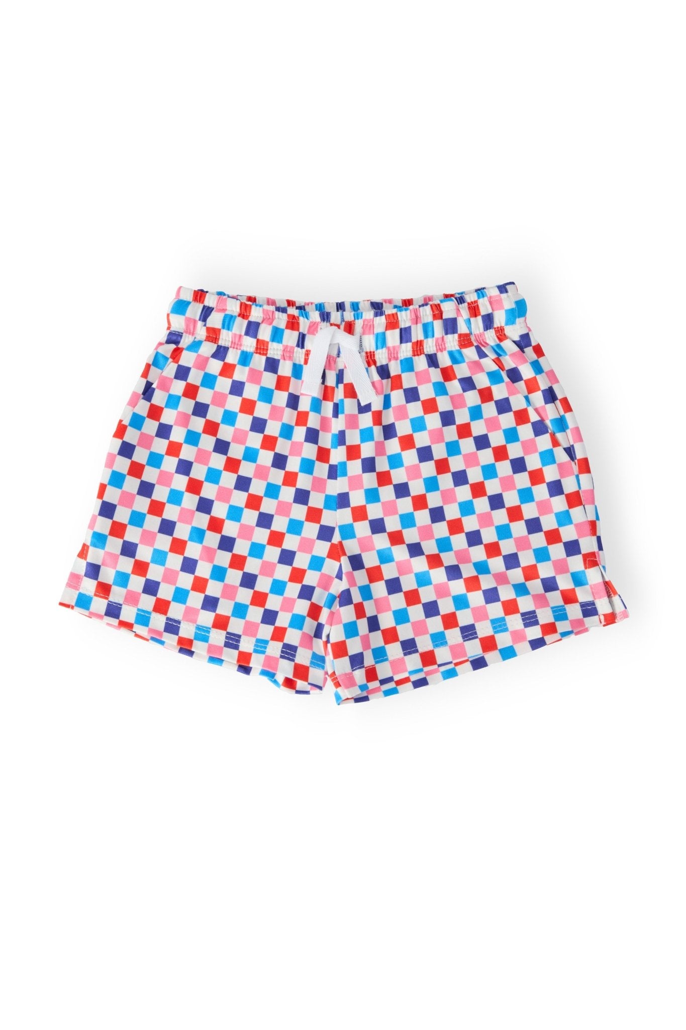 Boys Boom Check Play Shorts - Cami's Little Shop