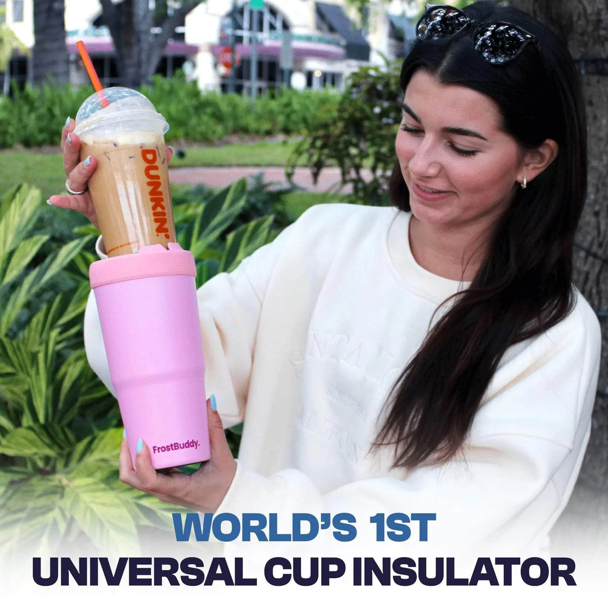 TO-GO BUDDY™ UNIVERSAL CUP INSULATOR (NEW LID)