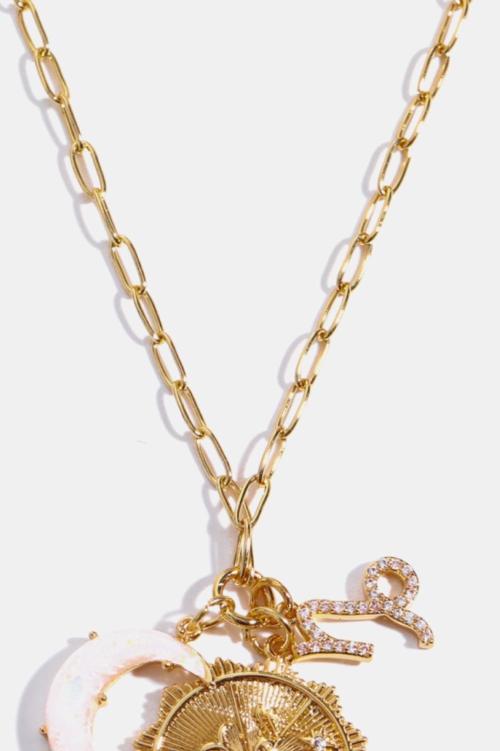 Constellation and Moon Pendant Copper Necklace - Cami's Little Shop