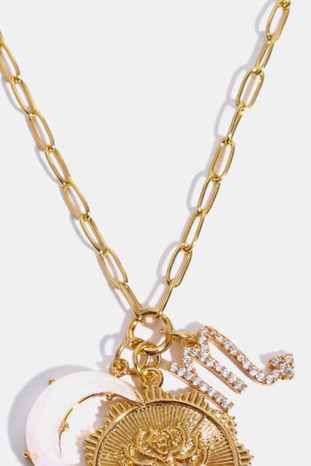 Constellation and Moon Pendant Copper Necklace - Cami's Little Shop