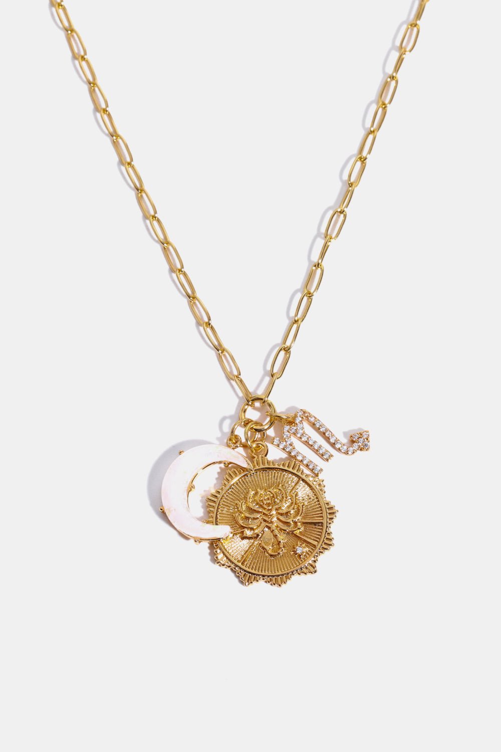 Constellation and Moon Pendant Copper Necklace - Cami's Little Shop