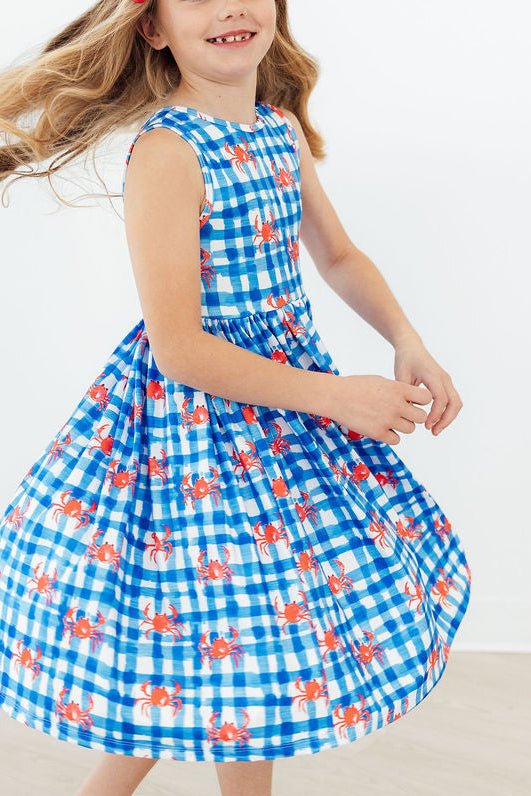 Crabby Cutie Tank Twirl Dress - Cami's Little Shop