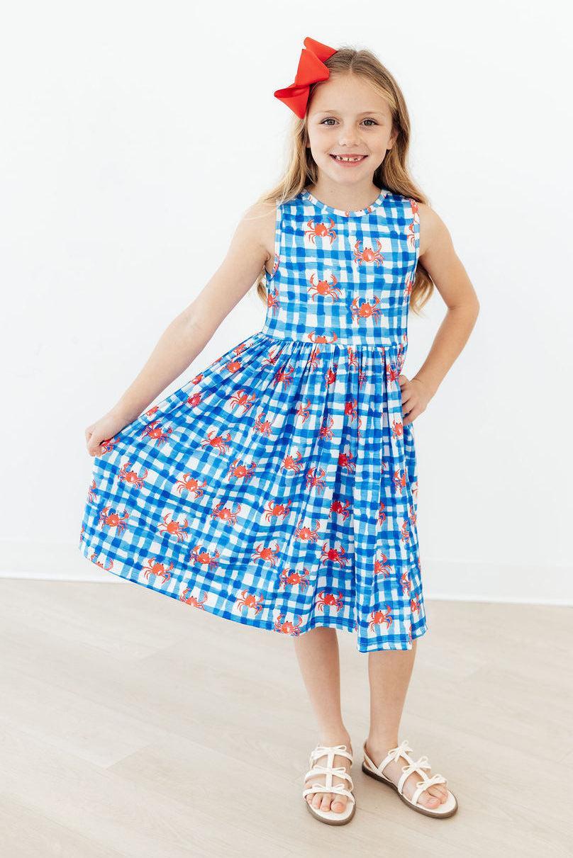Crabby Cutie Tank Twirl Dress - Cami's Little Shop