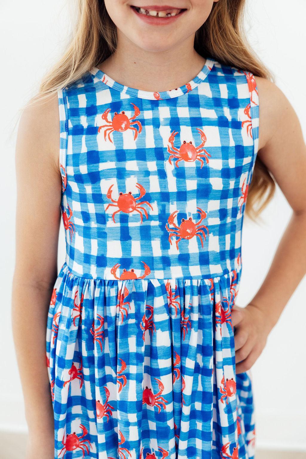 Crabby Cutie Tank Twirl Dress - Cami's Little Shop