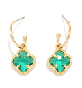 Green Clover Earrings - Cami's Little Shop