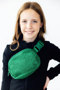 Green Fleece Belt Bag - Cami's Little Shop