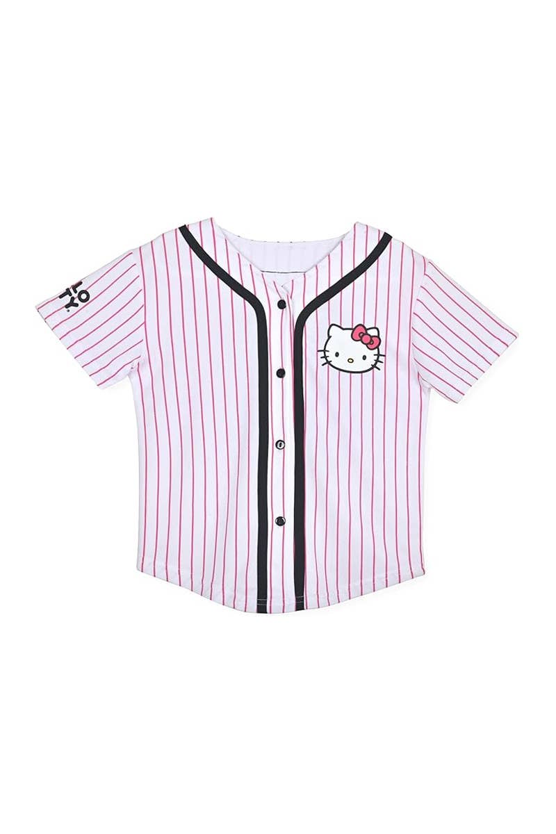 Hello Kitty Pink Baseball Jersey - Cami's Little Shop