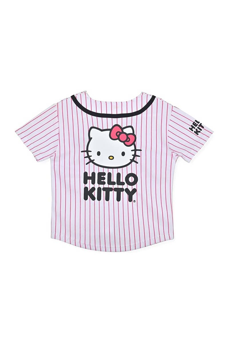 Hello Kitty Pink Baseball Jersey - Cami's Little Shop