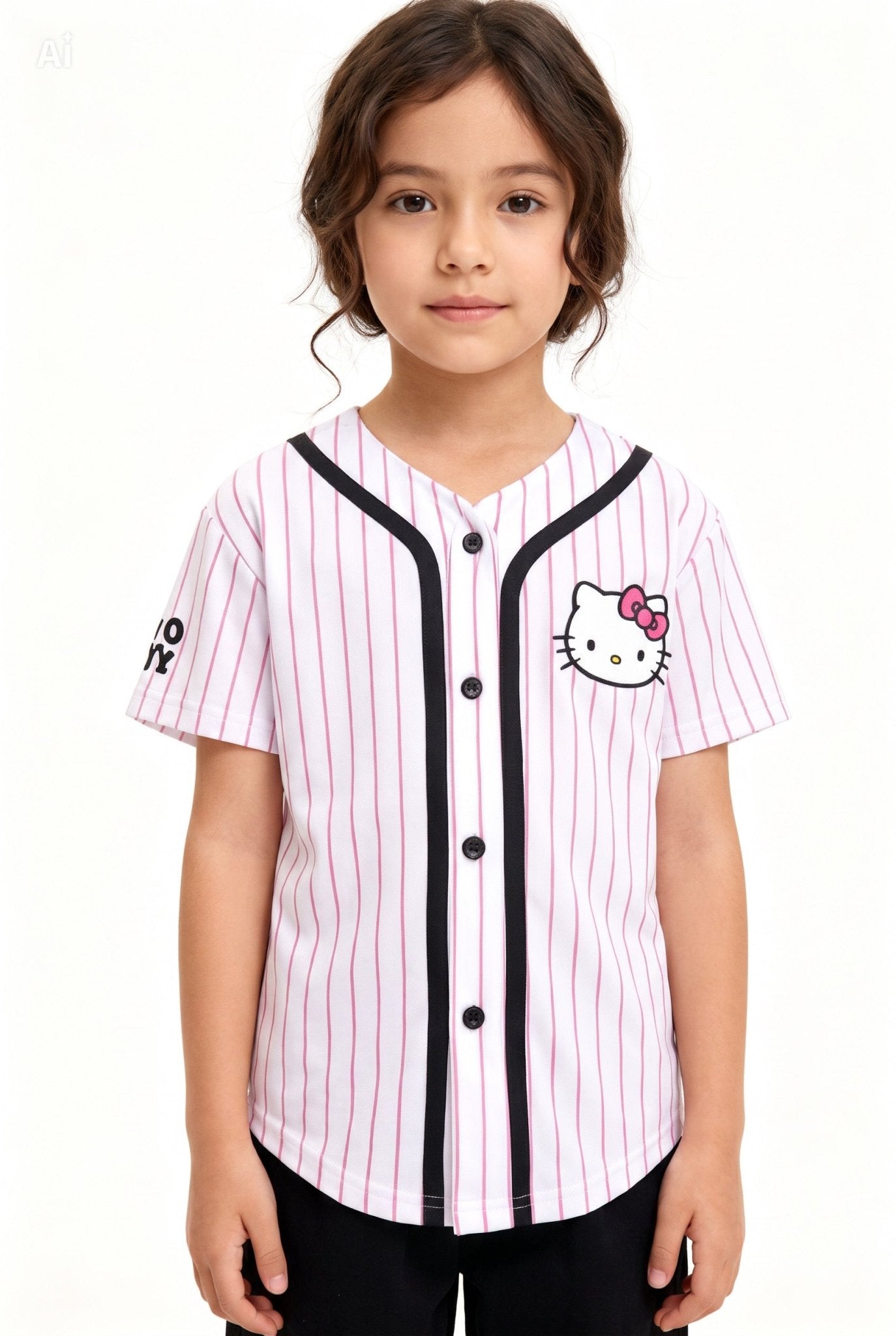 Hello Kitty Pink Baseball Jersey - Cami's Little Shop