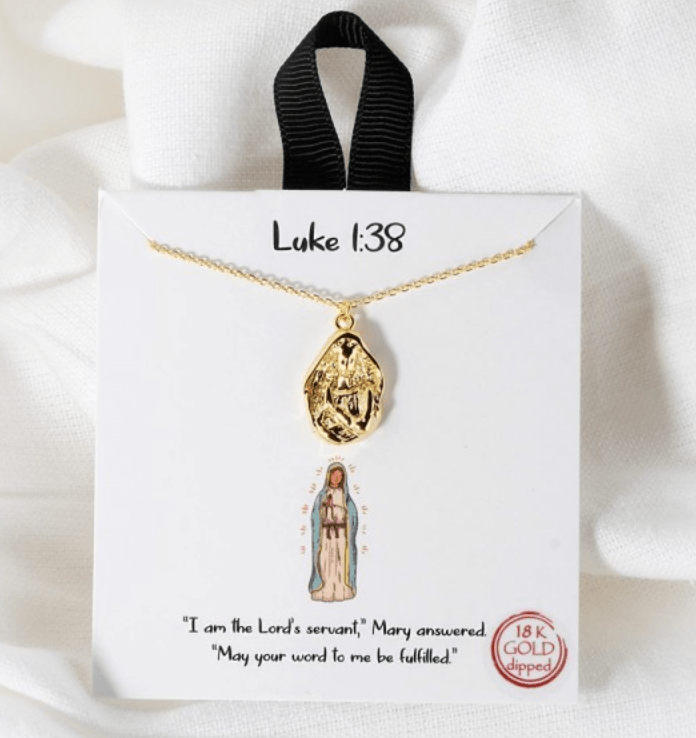 Mary Pendant -Various Colors - Cami's Little Shop
