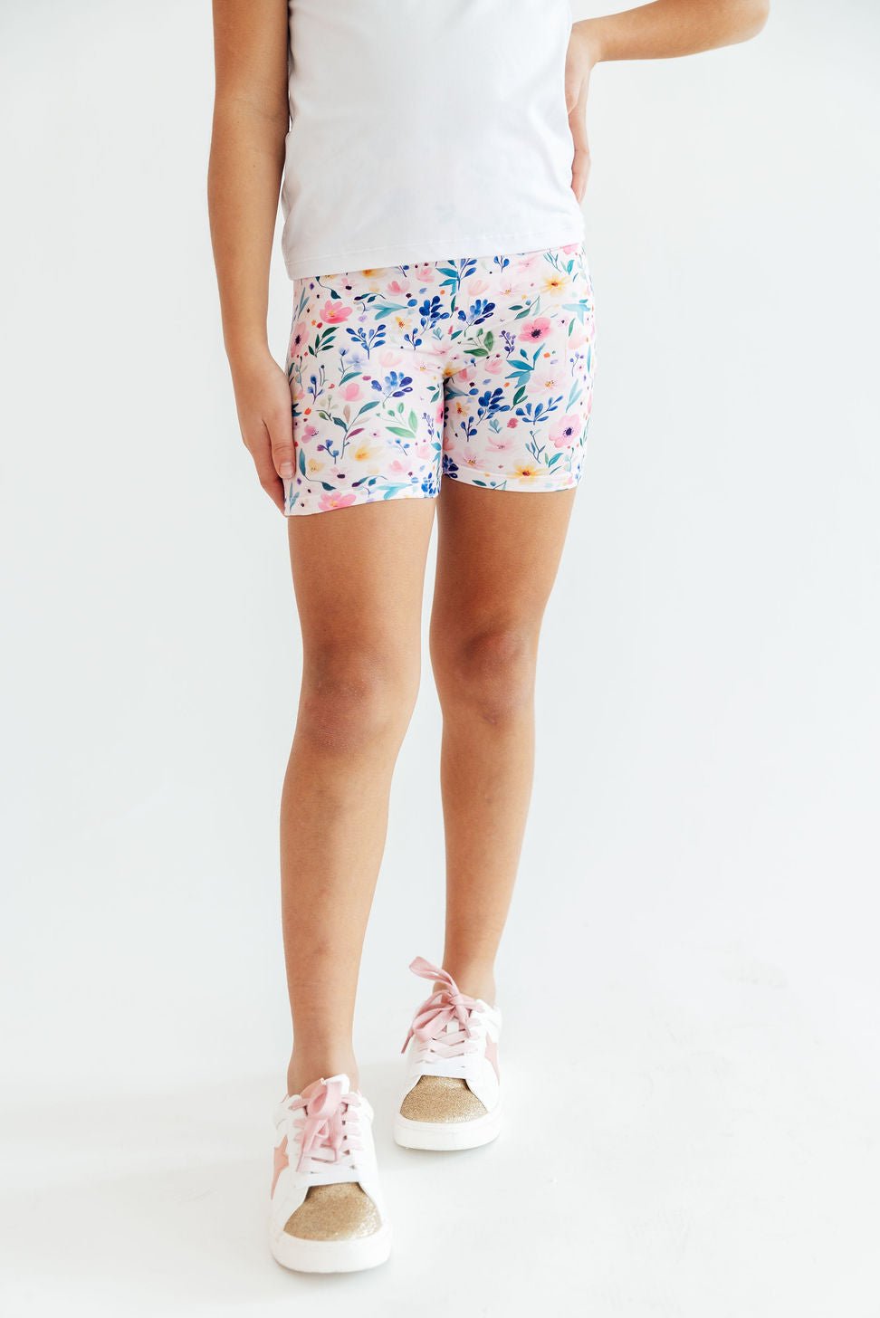 Morning Meadows Twirl Shorts - Cami's Little Shop