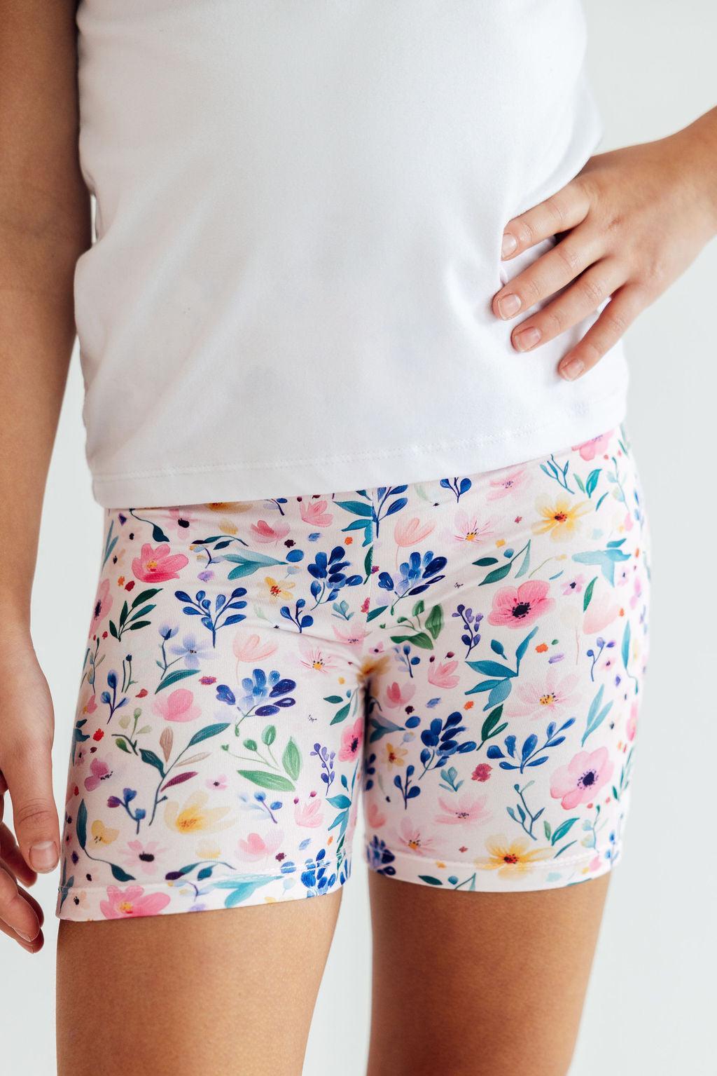 Morning Meadows Twirl Shorts - Cami's Little Shop