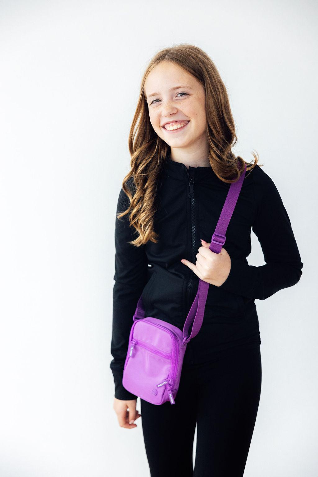 Neon Purple Crossbody Bag - Cami's Little Shop