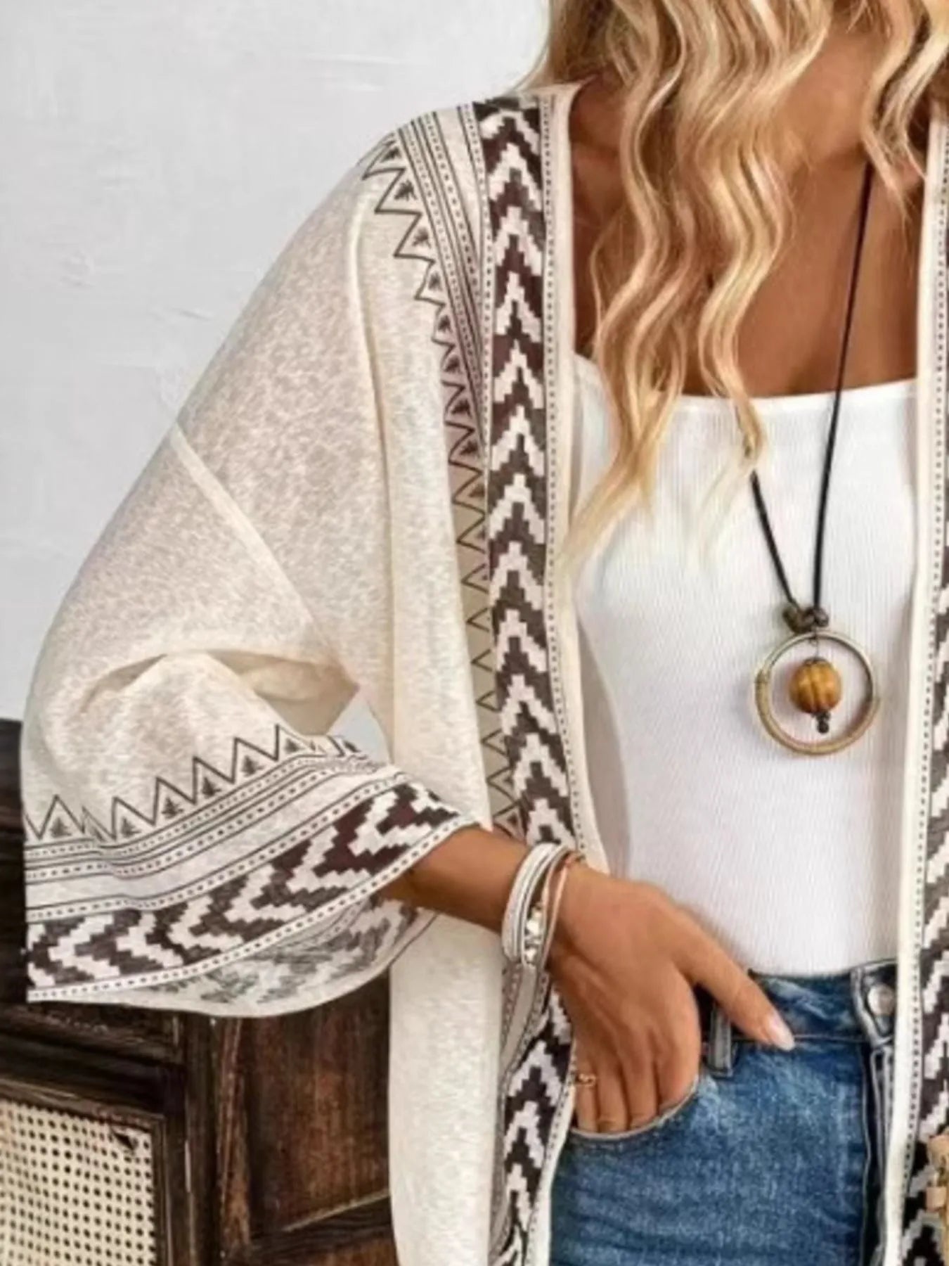 Open Front Kimono Cardigan - Cami's Little Shop