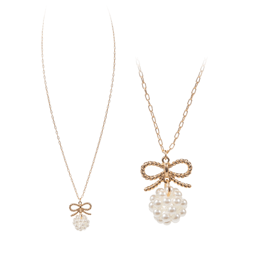 Peal Beaded Ball with Pendant - Cami's Little Shop