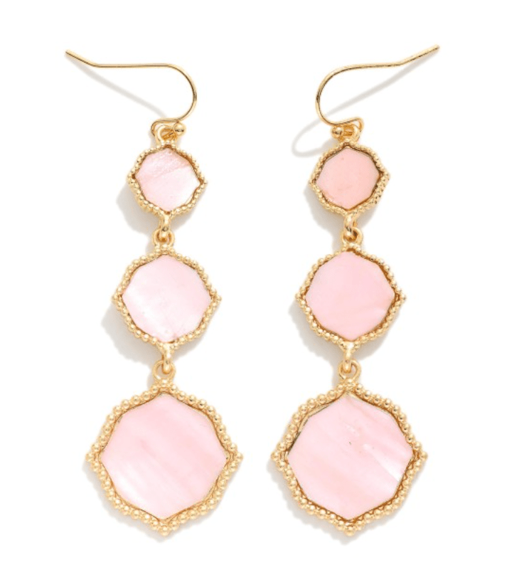 PEARLECENT DROP EARRINGS - Cami's Little Shop