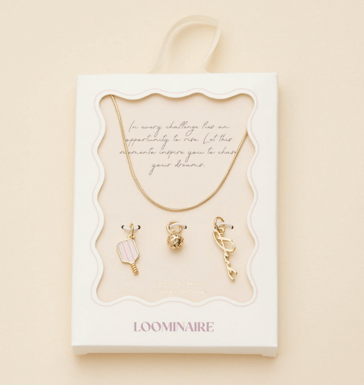 PICKLEBALL CHARM NECKLACE - Cami's Little Shop