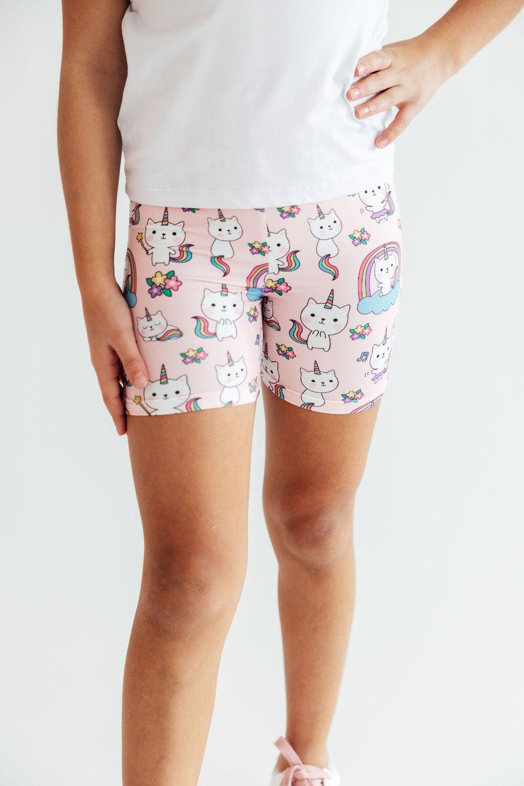 Rainbow Purr-fection Twirl Shorts - Cami's Little Shop