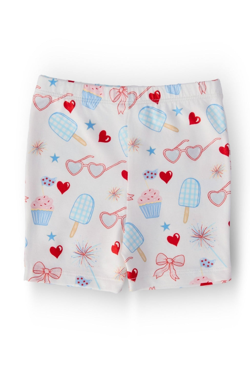 Red, White & Sweet Twirl Shorts - Cami's Little Shop