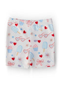Red, White & Sweet Twirl Shorts - Cami's Little Shop