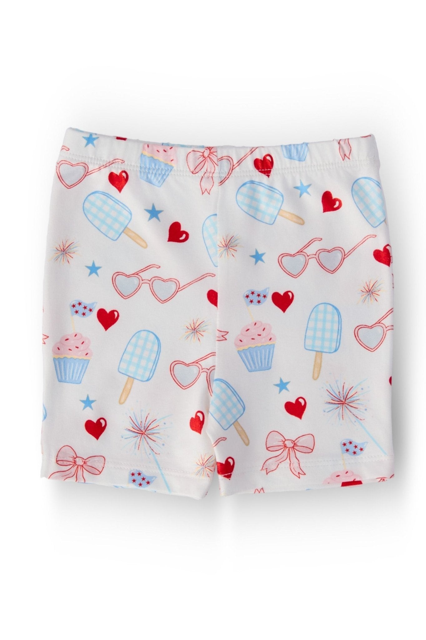 Red, White & Sweet Twirl Shorts - Cami's Little Shop