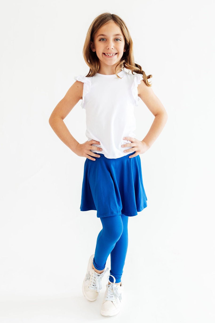 Royal Blue Twirl Skegging - Cami's Little Shop