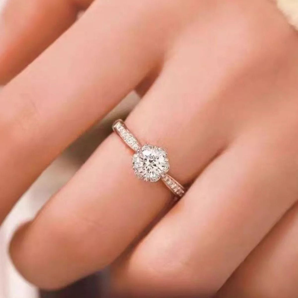 Sterling Silver Moissanite Ring - Cami's Little Shop